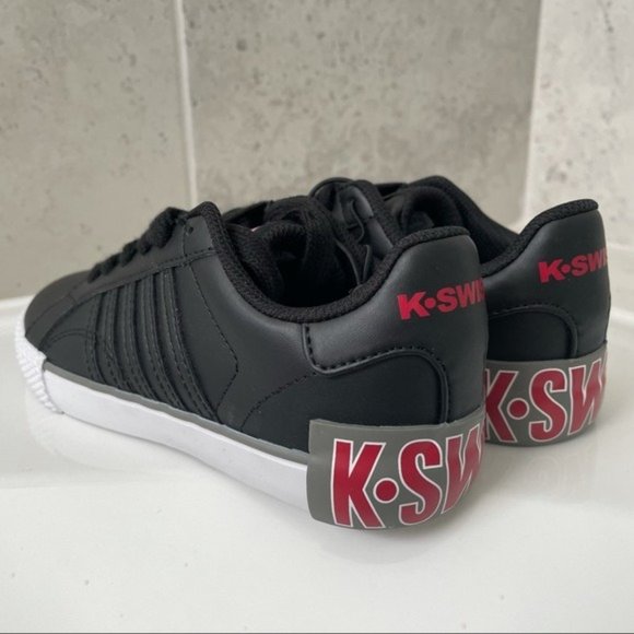K-Swiss Kids Black Lace-up Sneaker - Picture 7 of 12